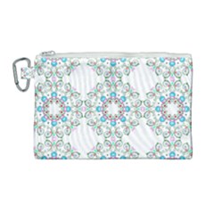 Embroidery Paisley Canvas Cosmetic Bag (large)