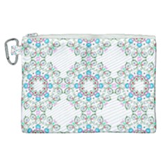 Embroidery Paisley Canvas Cosmetic Bag (xl)