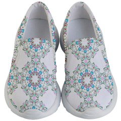 Embroidery Paisley Kid s Lightweight Slip Ons