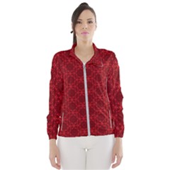 Victorian Paisley Red Windbreaker (women)