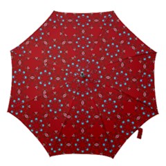 Embroidery Paisley Red Hook Handle Umbrellas (medium)