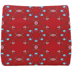 Embroidery Paisley Red Seat Cushion