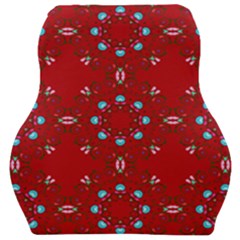 Embroidery Paisley Red Car Seat Velour Cushion 