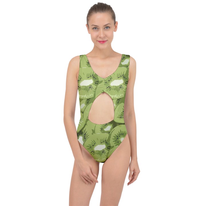 Kiwis Center Cut Out Swimsuit