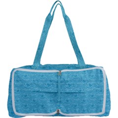 Retro Blue Pattern Multi Function Bag	