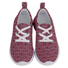 Retro Red Pattern Running Shoes