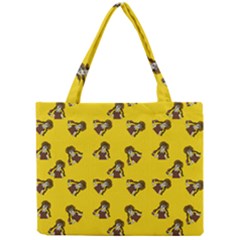 Girl With Popsicle Yello Mini Tote Bag by snowwhitegirl