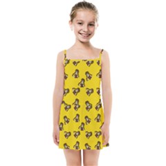 Girl With Popsicle Yello Kids Summer Sun Dress