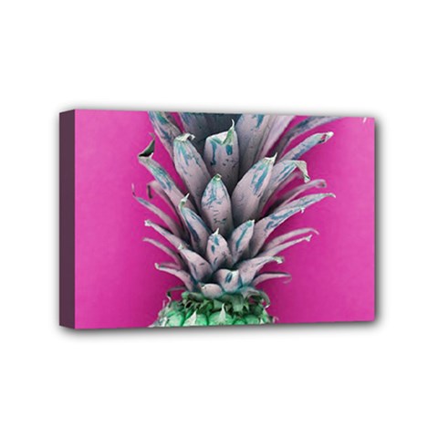 Green Pineapple Mini Canvas 6  X 4  (stretched) by snowwhitegirl