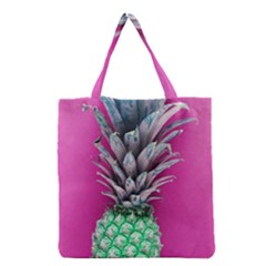 Green Pineapple Grocery Tote Bag by snowwhitegirl