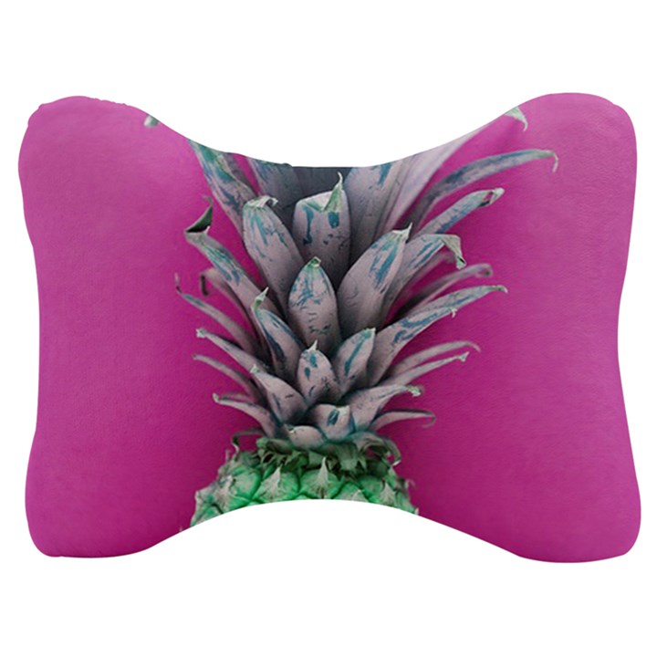 Green Pineapple Velour Seat Head Rest Cushion