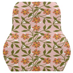 Pink Dot Floral Car Seat Back Cushion 