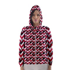 Vintage Camera Chevron Hooded Windbreaker (women) by snowwhitegirl