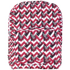 Vintage Camera Chevron Full Print Backpack by snowwhitegirl