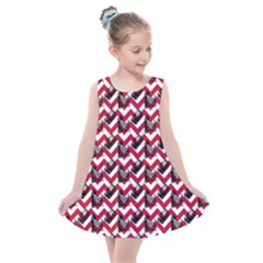 Vintage Camera Chevron Kids  Summer Dress