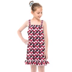 Vintage Camera Chevron Kids  Overall Dress