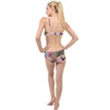 Pattern Patchwork Layered Top Bikini Set View2