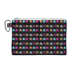 Eighties Bugs Canvas Cosmetic Bag (large)