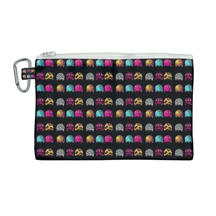 Eighties Bugs Canvas Cosmetic Bag (Large)