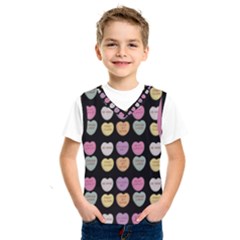 Valentine Hearts Black Kids  Sportswear by snowwhitegirl