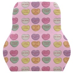 Valentine Hearts Pink Car Seat Back Cushion 