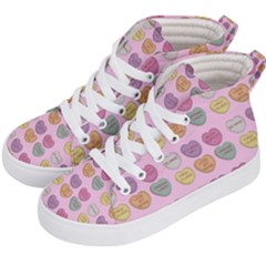 Valentine Hearts Pink Kid s Hi-top Skate Sneakers