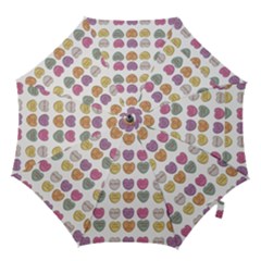 Valentine Hearts White Hook Handle Umbrellas (medium)