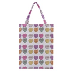 Valentine Hearts White Classic Tote Bag