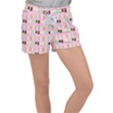 Candy Popsicles Pink Women s Velour Lounge Shorts View1