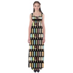 Candy Popsicles Black Empire Waist Maxi Dress by snowwhitegirl