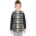 Candy Popsicles Black Kid s Hooded Puffer Vest View1