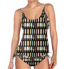 Candy Popsicles Black Tankini Set by snowwhitegirl