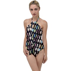 Candy Popsicles Black Go With The Flow One Piece Swimsuit by snowwhitegirl