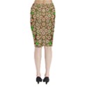 Flower Wreaths And Ornate Sweet Fauna Midi Wrap Pencil Skirt View2