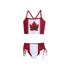  Canada Flag Bathing Suits Girls  Tankini Swimsuit