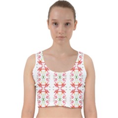 Tigerlily Velvet Racer Back Crop Top