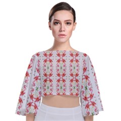 Tigerlily Tie Back Butterfly Sleeve Chiffon Top