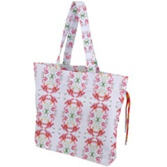 Tigerlily Drawstring Tote Bag