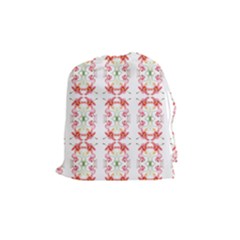 Tigerlily Drawstring Pouch (medium)