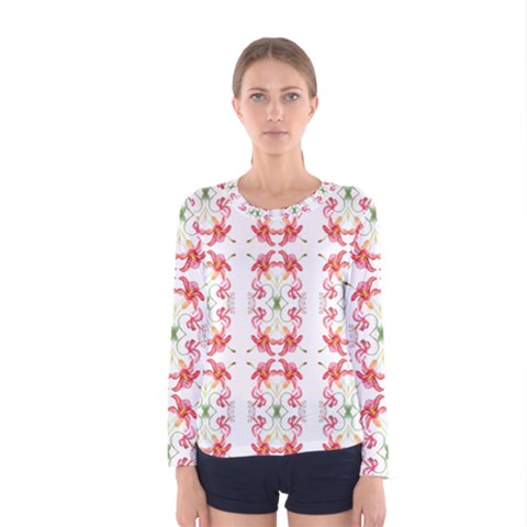 Tigerlily Women s Long Sleeve Tee by humaipaints