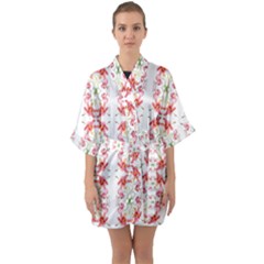 Tigerlily Quarter Sleeve Kimono Robe by humaipaints