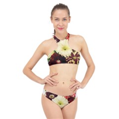 Flowers 1776585 1920 High Neck Bikini Set