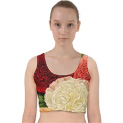 Flowers 1776584 1920 Velvet Racer Back Crop Top