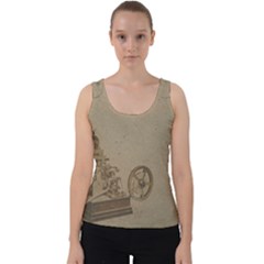 Camera Old Velvet Tank Top