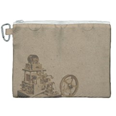 Camera Old Canvas Cosmetic Bag (xxl)