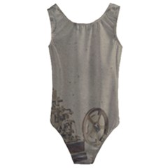 Camera Old Kids  Cut-out Back One Piece Swimsuit