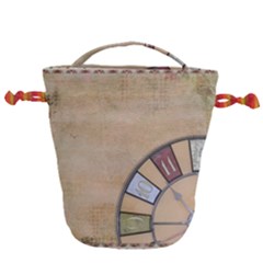 Circle Drawstring Bucket Bag