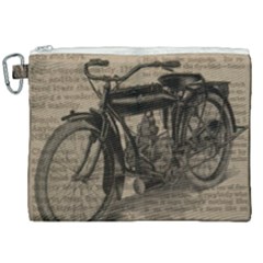 Bicycle Letter Canvas Cosmetic Bag (xxl)