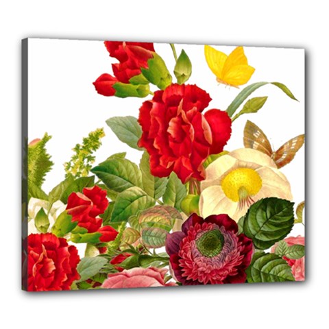 Flower Bouquet 1131891 1920 Canvas 24  X 20  (stretched) by vintage2030