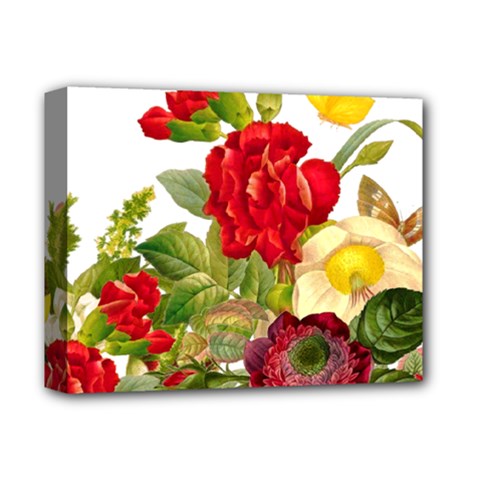 Flower Bouquet 1131891 1920 Deluxe Canvas 14  X 11  (stretched) by vintage2030